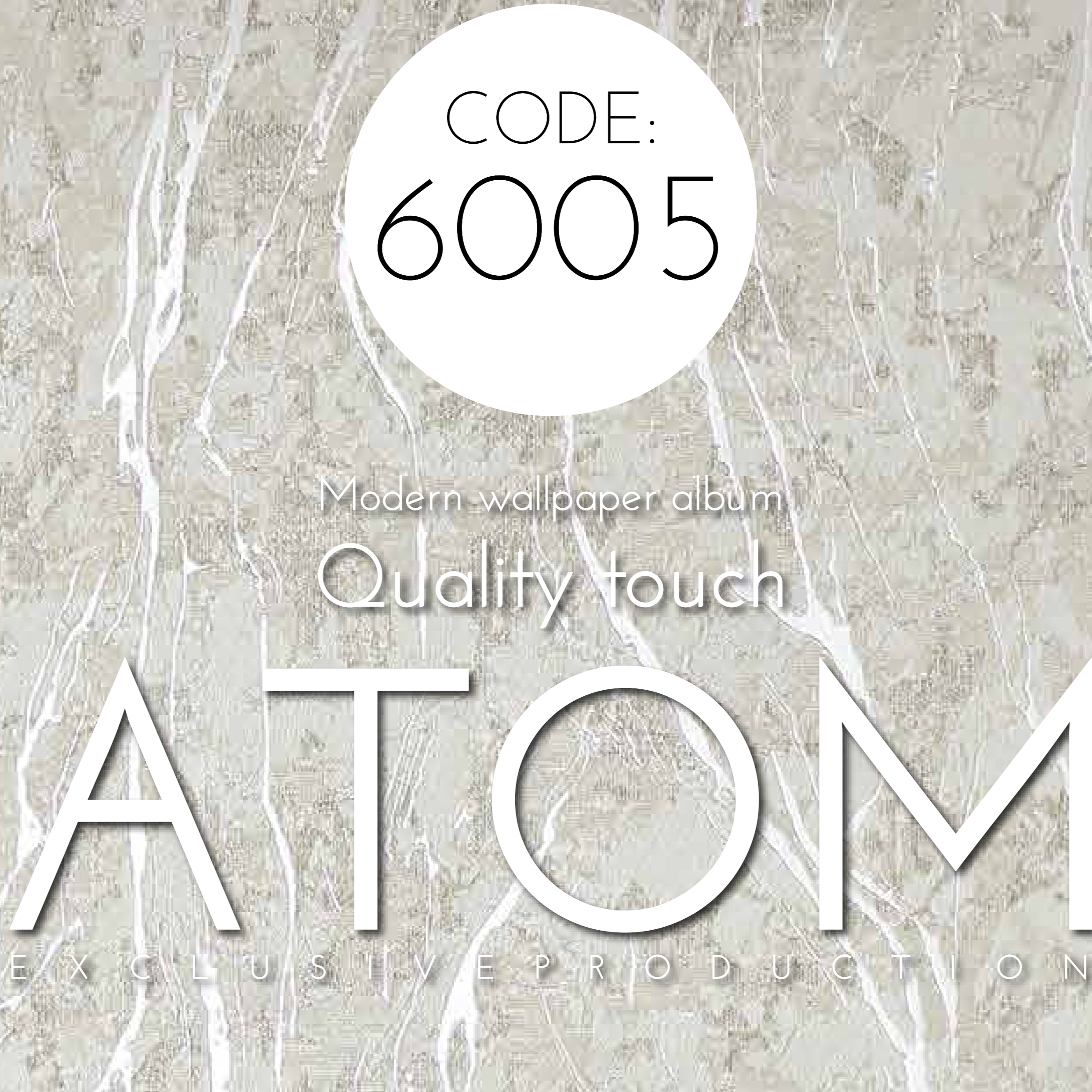 کاغذدیواری اتم / Atom Wallpaper، طرح پتینه کد 6005