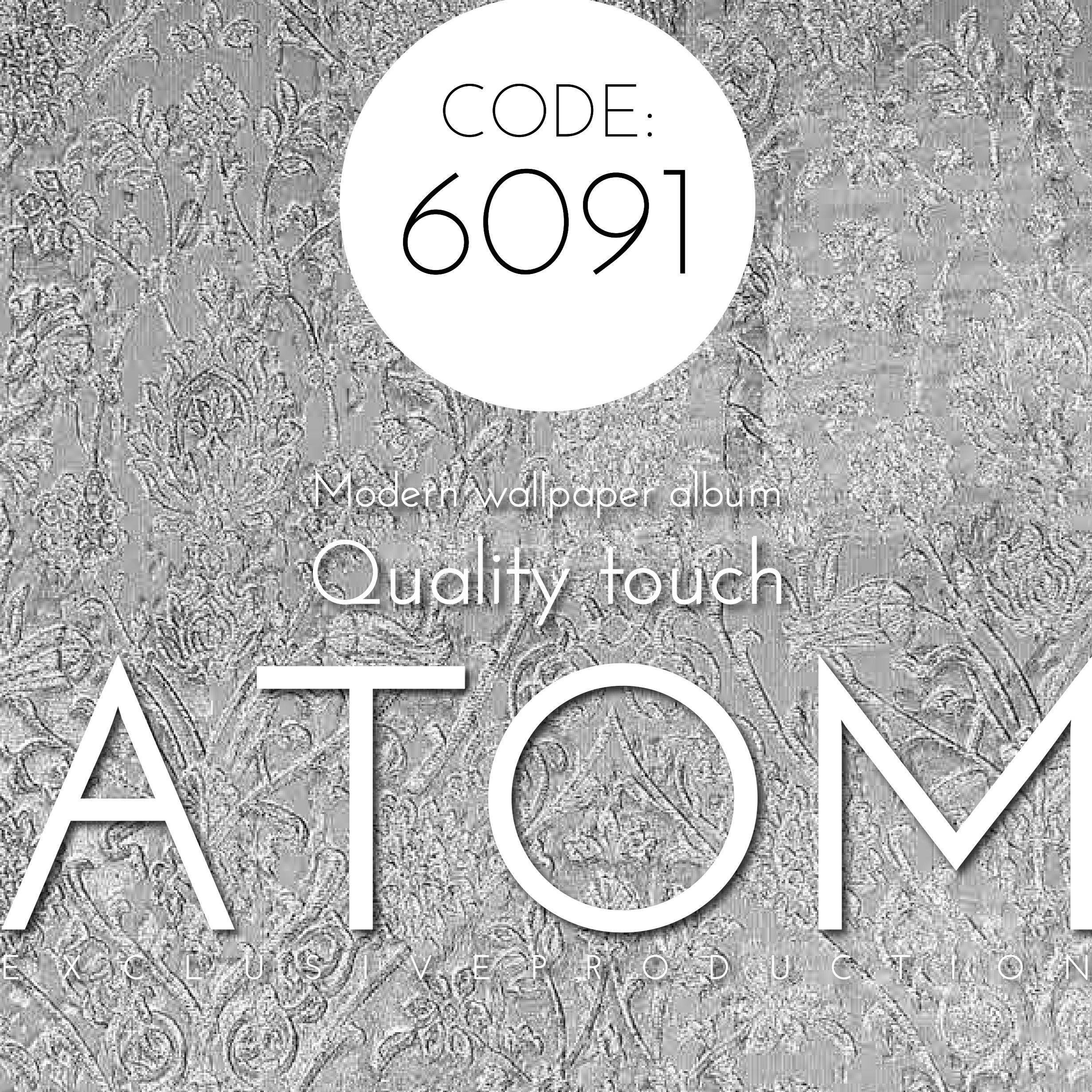 کاغذدیواری اتم / Atom Wallpaper، طرح نقش و نگار / پتینه کد 6091