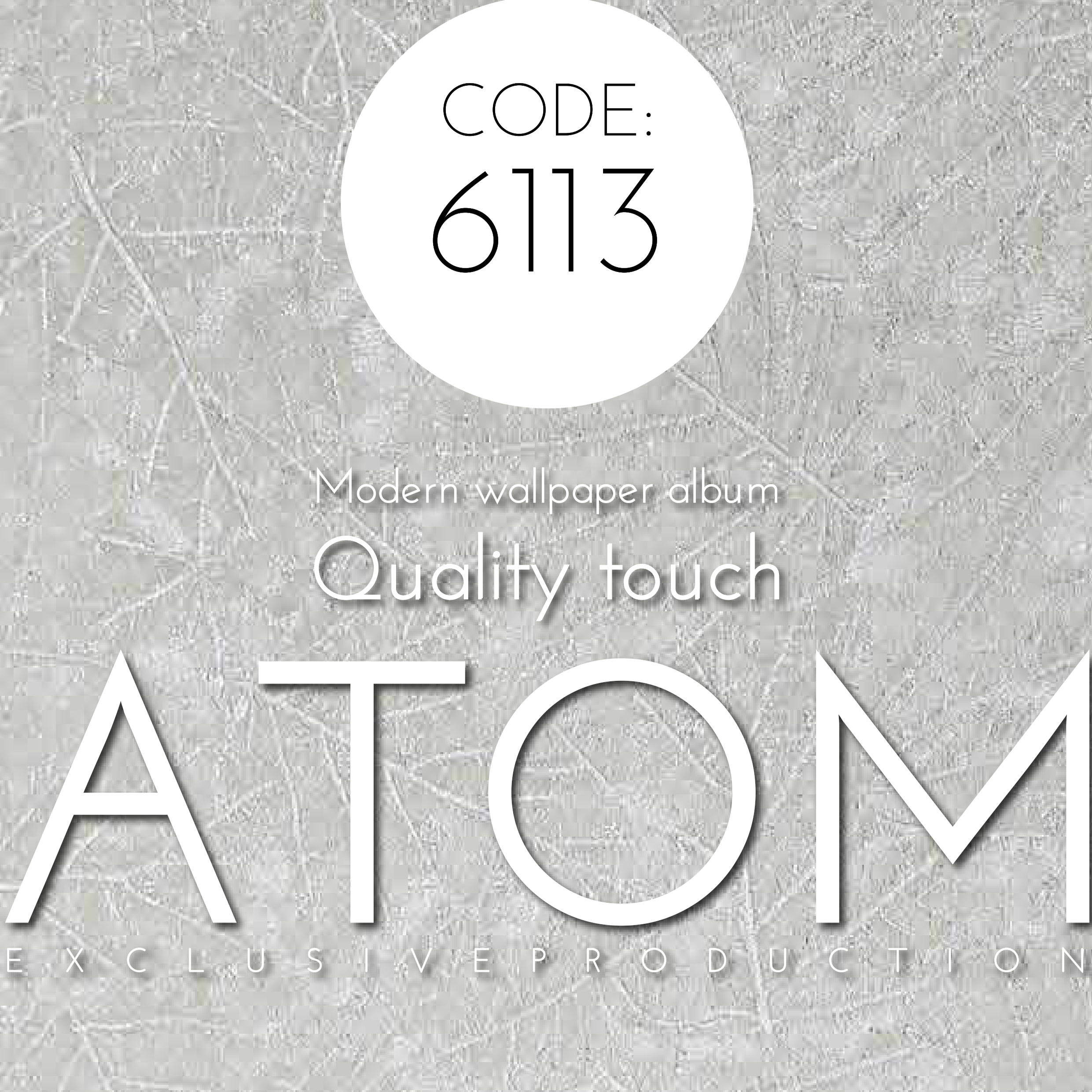 کاغذدیواری اتم / Atom Wallpaper، طرح رگه دار / شاخ و برگ کد 6113