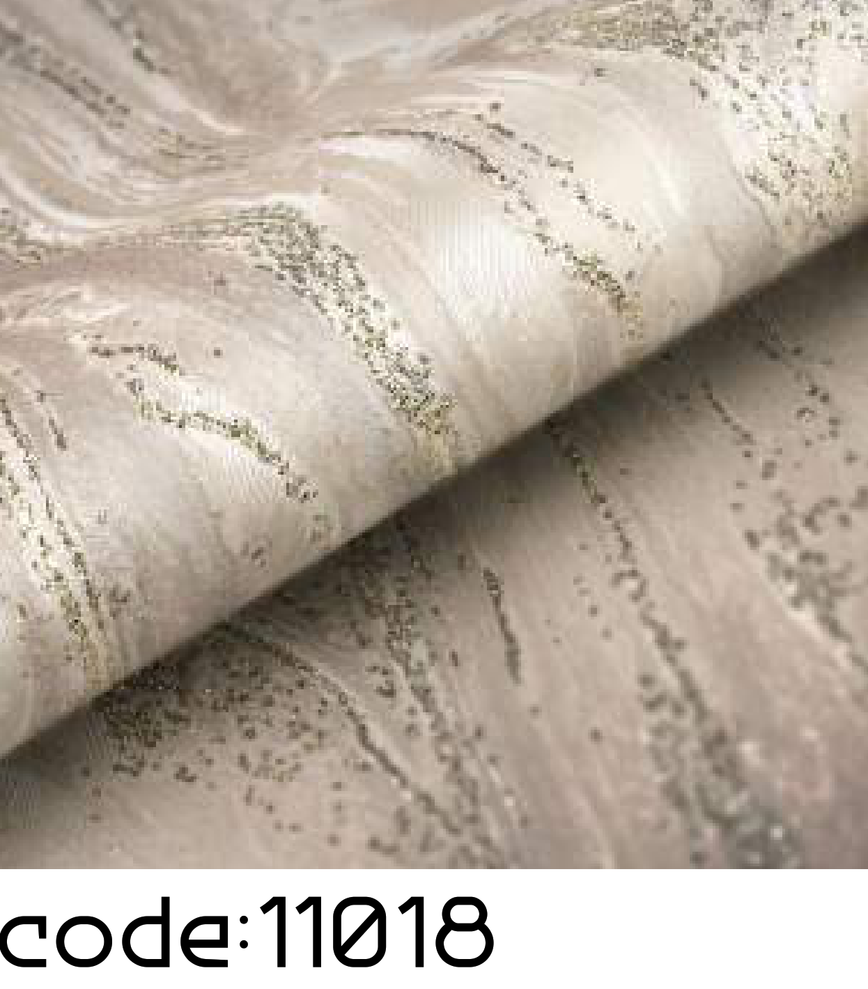 کاغذدیواری تیتانیوم طرح انتزاعی کرم کد 11018